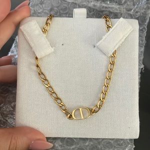 Christian Dior Petit CD necklace